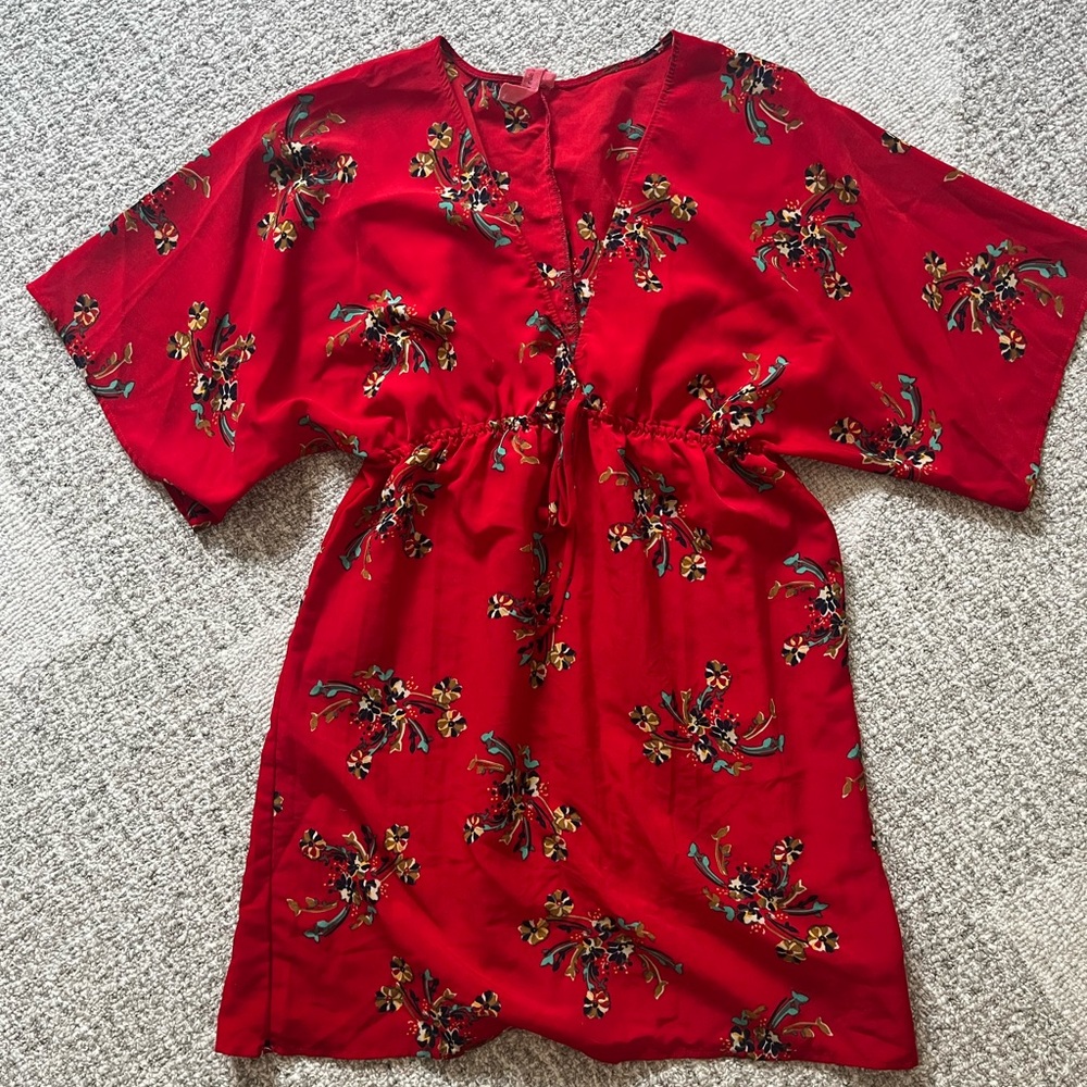 Eight Sixty Red Floral Dress